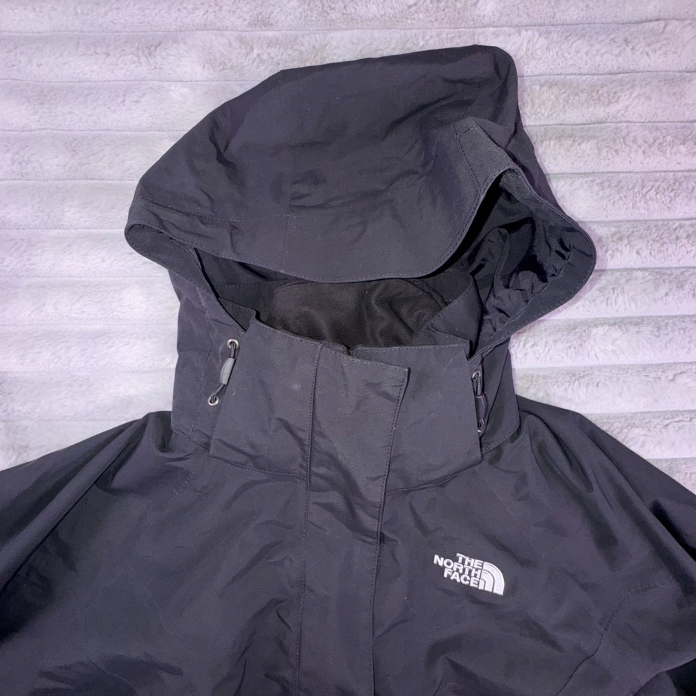 The North Face Jacket Womens Small Hyvent Black 3 In 1 Triclimate Fuzzy Coat - Picture 8 of 16